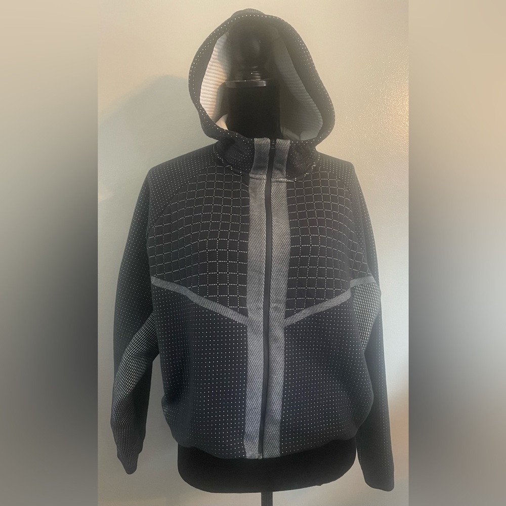 Nike Sportswear Women's City Ready Tech Fleece Full Zip Hoodie Black Large